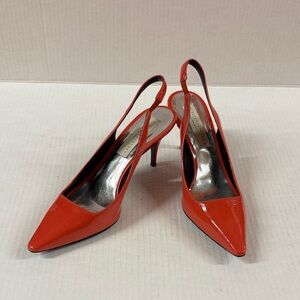 Stella McCartney Vibrant Red Slingback Heels